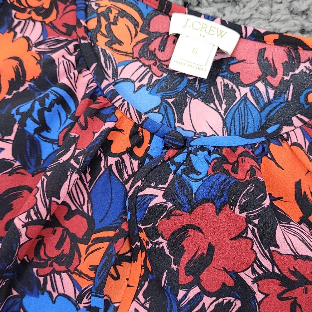 J Crew Sleeveless Floral Top - Picture 5 of 5